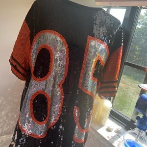 sequin jersey shirt/dress